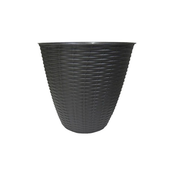 Portavaso Bama Paglia colore antracite diametro 14 cm