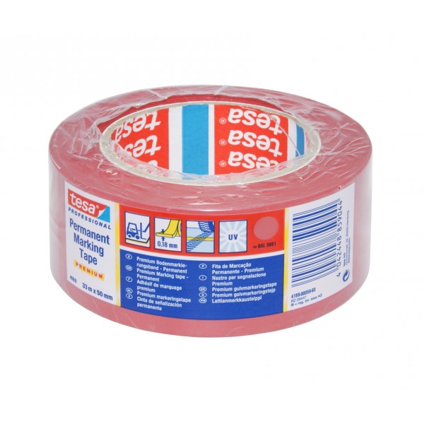 Nastro premium pvc marcatura pavim. 33x50 rosso