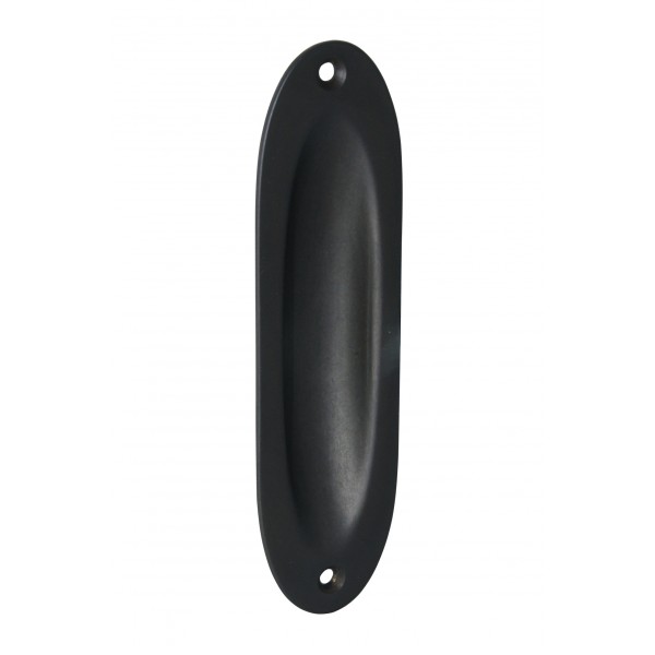 Placca inc. 286 ovale 35x127 cieca bronzo antico