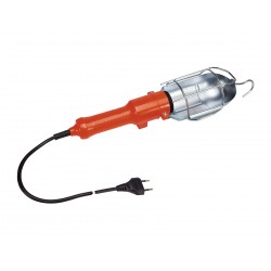 Portalampada e27 portatile con 5m di cavo h05vv-f