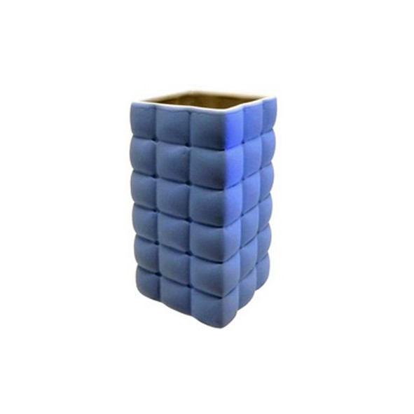 Bicchiere appoggio azzurro cube