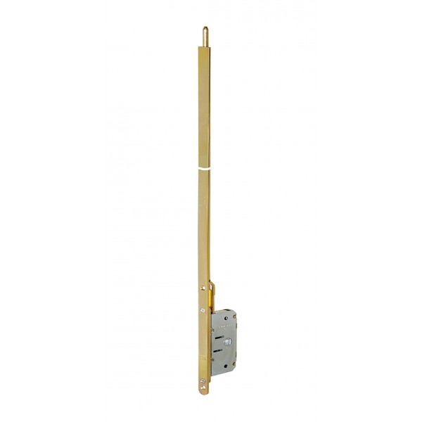 Serratura q.8 s/duetto oro luc. rev. e.35