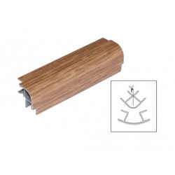 Multiangolo h.120mm color rovere naturale (fiera)