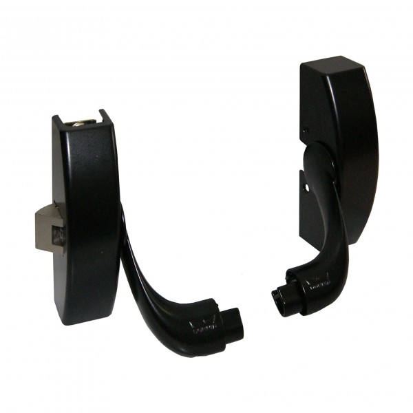 Maniglione pha 2101 antip. mod c/scrocco ral 9005