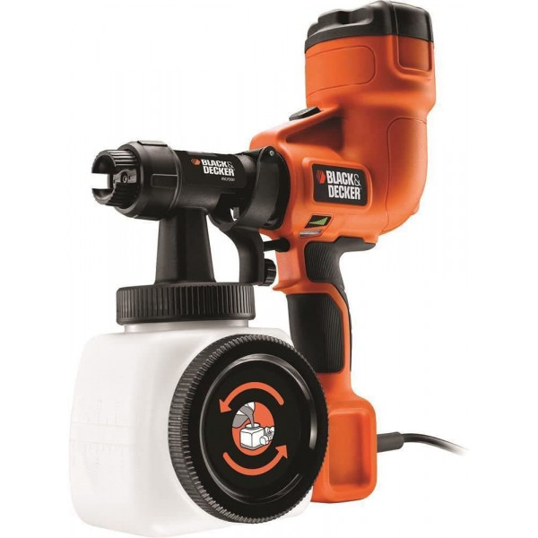 Pistola spruzzo compatta 400 w serbatoio 1200 ml Black+Decker HVLP200-QS