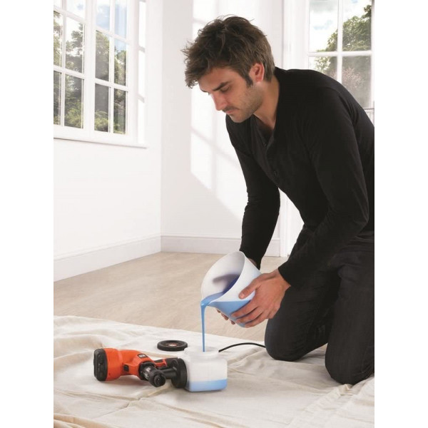 Pistola spruzzo compatta 400 w serbatoio 1200 ml Black+Decker HVLP200-QS