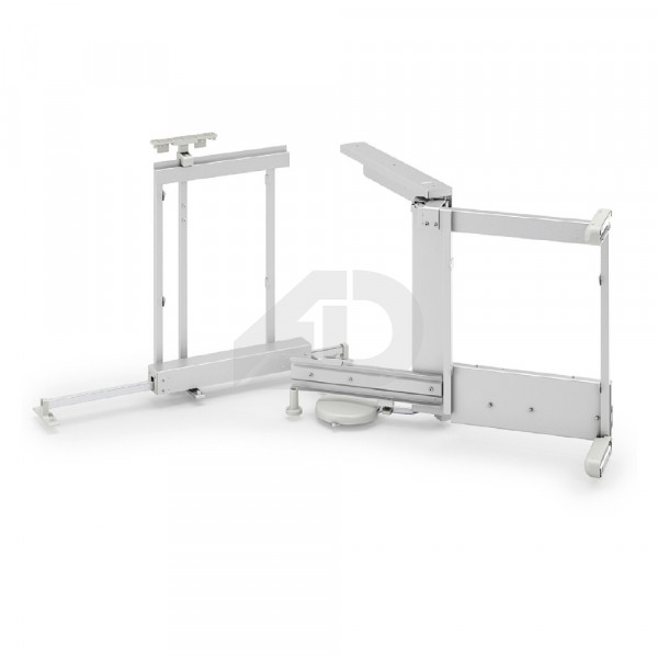 Sistema estraibile angolare basso con 4 cesti Inoxa Dynamic corner apertura sinistra