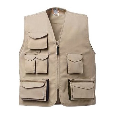 Gilet terital tg.xl willis kaki/nero multitasc.