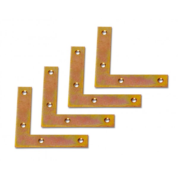 Lastrina a squadra 50x50x12 mm tropicaliz. (4 pz)