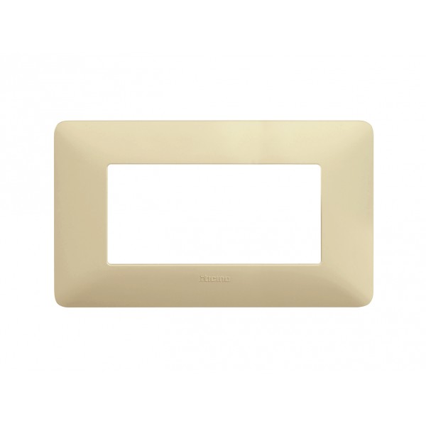 Placca 4 moduli matix bticino in tecnopolimero am4804bcd corda