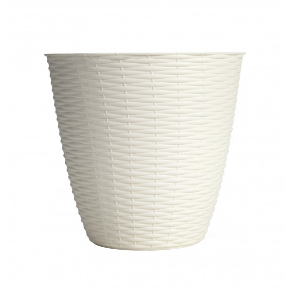 Portavaso paglia d29x27 cm. colore panna