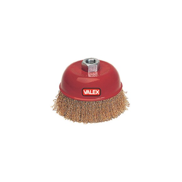 Spazzola a tazza d. 65 mm att. m14 filo d. 03 mm