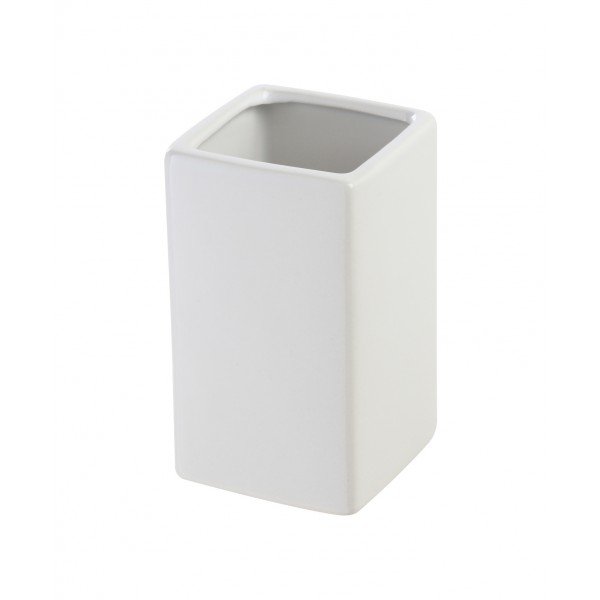 Porta spazzolino linea dublino bianco