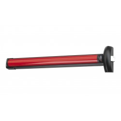 Maniglione appl. fast touch 120 cm nero / rosso