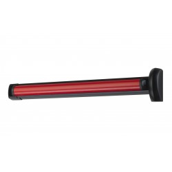 Maniglione appl. fast touch 120 cm nero / rosso