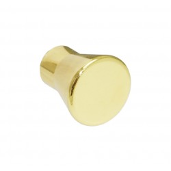 Pomolo 755 in ottone d. 17 mm oro lucido