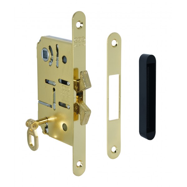 Serratura a gancio scivola tt oro luc. rev. e.50