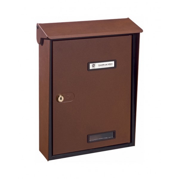 Cassetta postale riv. e90 color ruggine