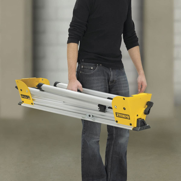 Cavalletto di supporto per troncatrici DeWalt DE7033-XJ con lunghezza da 1,1 a 2,5 metri