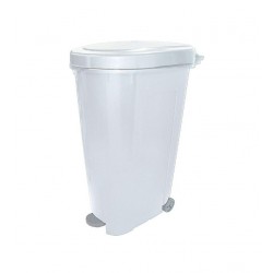 Pattumiera a pedale con ruote bidone 95 lt Bama...