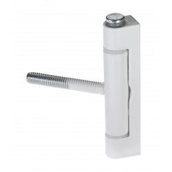 Cerniera simmetrica per pvc d.13x80 bianco 9010