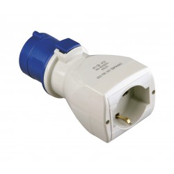 Adattatore 200÷250v~ con spina iec309 16a 2p+t , 1