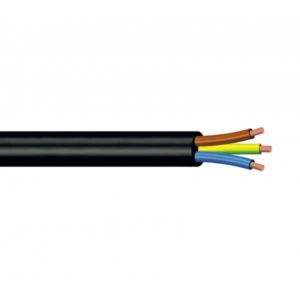 1m cavo tripolare h07rn-f sezione 3x1,5mm², imq, c