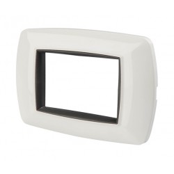 Placca in tecnopolimero + supporto, imq, ce - bian