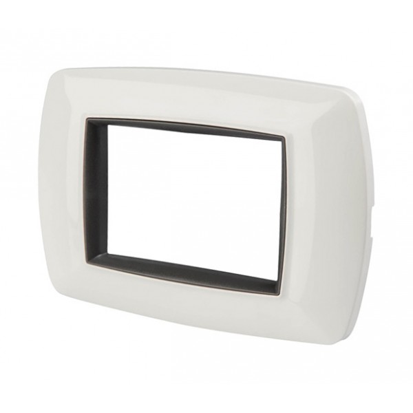 Placca in tecnopolimero + supporto, imq, ce - bian