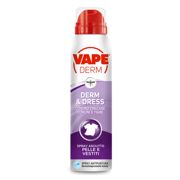 Spray antizanzare derm&amp;dress 150 ml vape