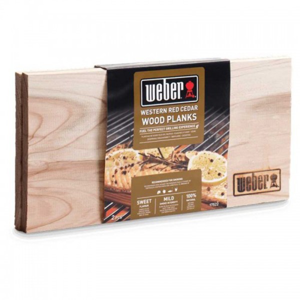 Panetto da affumicatura Weber in cedro 30x15 cm