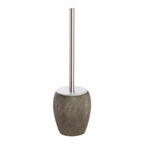 Portascopino linea safari in ceramica e acc grigio
