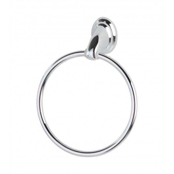 Portasalviette anello cromo double - blister