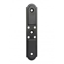 Bandella verticale 28x140 nero s/abaco