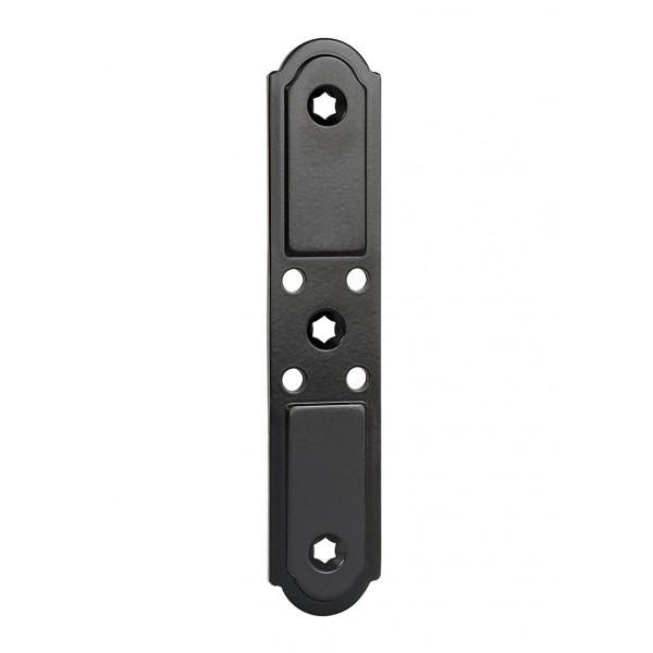 Bandella verticale 28x140 nero s/abaco