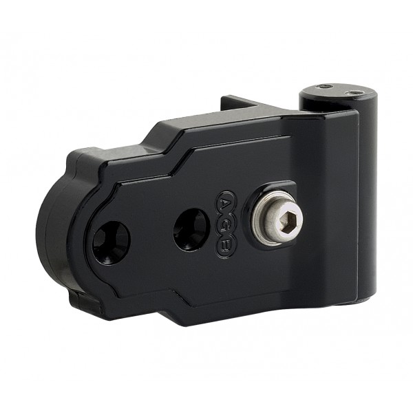 Cerniera x band.vert. x26 8x19 nero dx abaco reg.