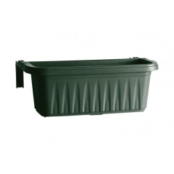 Fioriera rondine 60x20x18,5 cm colore verde