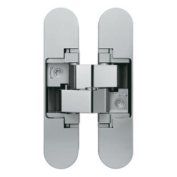 Cerniera invisibile Anselmi AN 150 3D 110x61 mm cromo...