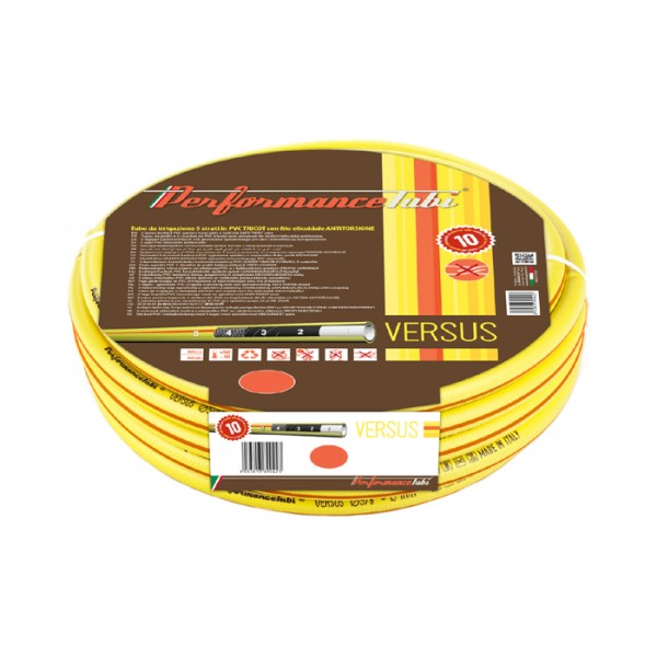 Tubo irrigazione giardino 25 metri diametro 15 mm. versus almaplast