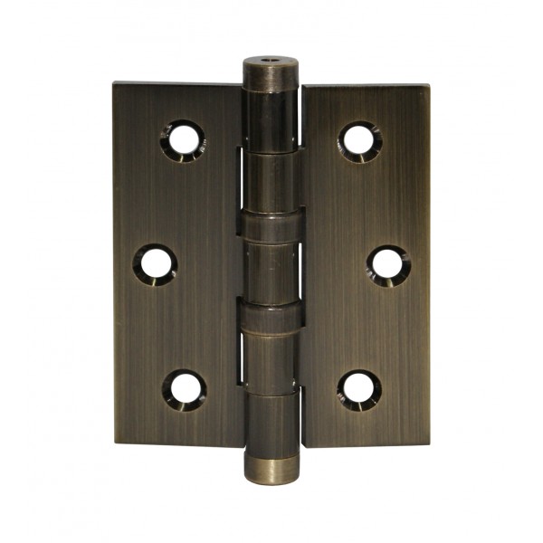 Cerniera a libro c/cuscin. 89x76 ferro bronzato