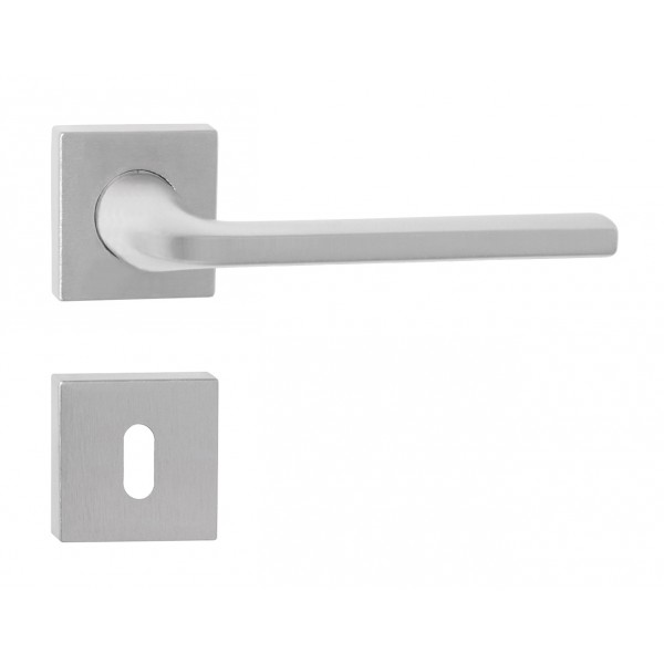 Man. milly q r/b quadre 45x45 cromato satinato
