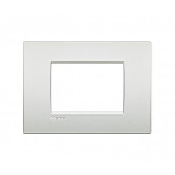 Ll - placca 3p 120x86 mm colore bianco perla