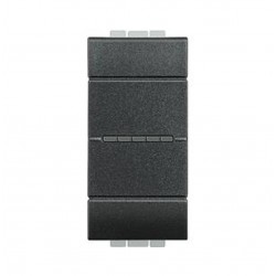 Fp ll - pulsante ax 1p no 10a colore grigio