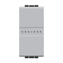 Fp ll - pulsante 1p 10a colore grigio tech