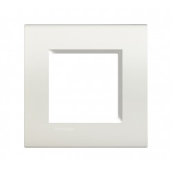 Ll - placca 2p 88x86 mm colore bianco