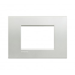 Ll - placca 3p 120x86 mm colore argento