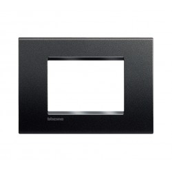 Ll - placca 3p 120x86 mm colore antracite