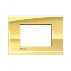 Ll - placca 3p 120x86 mm colore oro freddo