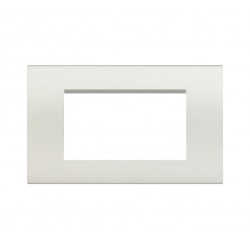 Ll - placca 4p 142x86 mm colore bianca