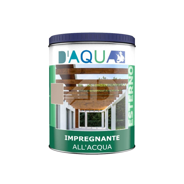 Impregnante all'acqua per esterni Sirca bianco 0,75 litri